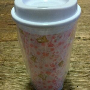 🦋 RILAKKUMA CHERRY BLOSSOM TUMBLER 🦋